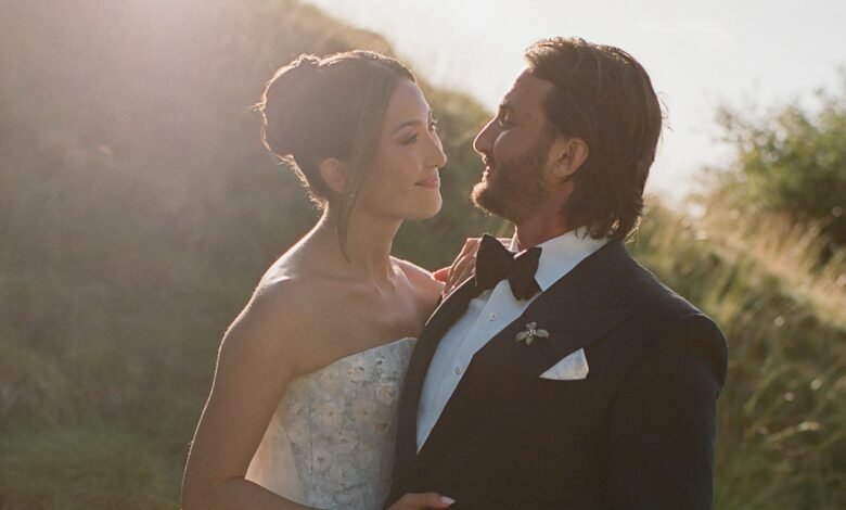 This Artist Bride’s Hand-Painted Danielle Frankel Dress Shaped the Aesthetic of Her Carmel Valley Wedding This Artist Bride’s Hand-Painted Danielle Frankel Dress Shaped the Aesthetic of Her Carmel Valley Wedding