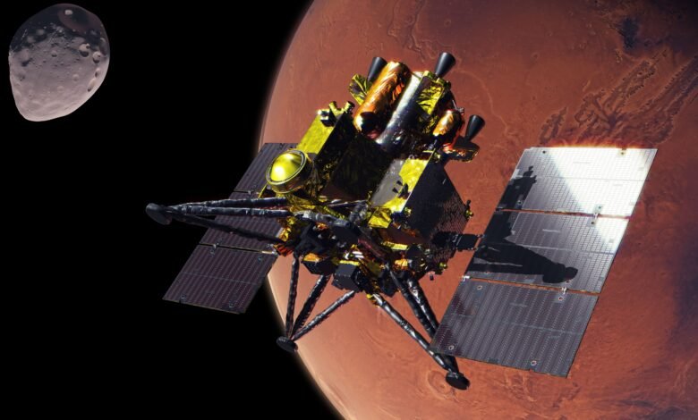 Japan Is Launching a Probe to Collect the First-Ever Samples From a Martian Moon Japan Is Launching a Probe to Collect the First-Ever Samples From a Martian Moon