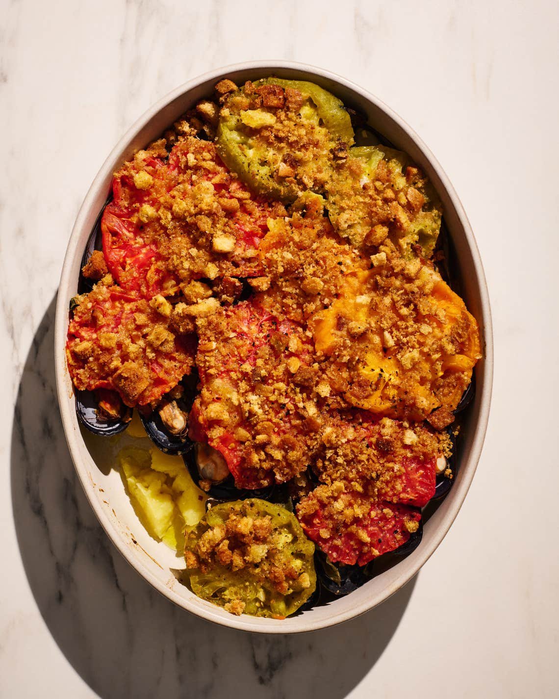 Tiella Pugliese (Tomato-Mussel Gratin) Tiella Pugliese (Tomato-Mussel Gratin)