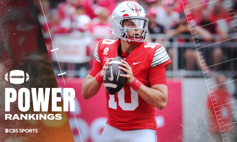 College Football Power Rankings: Ohio State, Texas bookend top five ahead of Week 2 showdown