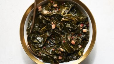 Candy and Tangy Collard Greens