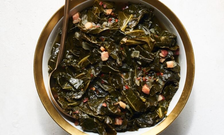 Candy and Tangy Collard Greens Candy and Tangy Collard Greens