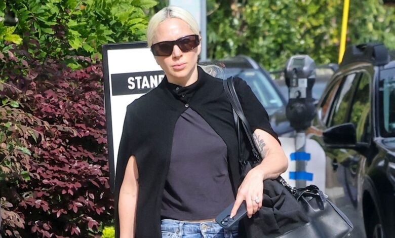 Girl Gaga Does New-Mother Dressing in a Very Girl Gaga Means