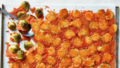 Your Brussels Sprouts Want a Crispy, Tacky Skirt