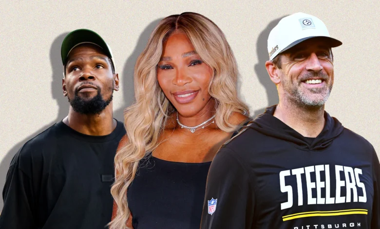 Serena Williams, Kevin Durant, and Aaron Rodgers Have a Enterprise Playbook Past Sports activities